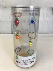 Target Wine Glass Markers 1 Set Of 6 Charms Fresh Squeeze Fruit 2001 New in Box