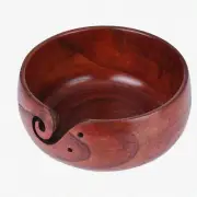 KnitNest: Large Wooden Yarn Bowl for Knitting & Crocheting