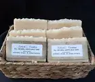 NATURAL GOATS MILK SOAP HANDCRAFT 100% PURE GOATS MILK UNSCENTED (NO WATER)