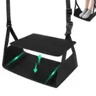 Adjustable Strap Airplane Foot Hammock Removable Pad Leg Comfort Mat Flight
