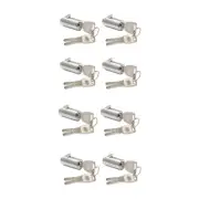8 KEYED DIFFERENT Dimple Cylinder BRASS Plug Lock Vending machine T handle
