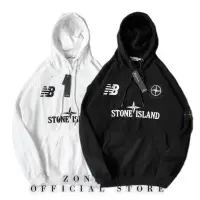 在飛比找蝦皮購物優惠-毛衣連帽衫 STONE ISLAND X NB 刺繡刺繡 F