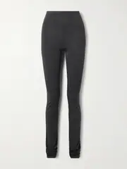 [Norma Kamali] Norma Kamali - Stretch-jersey Leggings - Dark gray - xx small xx small Gray