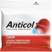 Allens Anticol Regular Sore Throat Lozenges 40 g (Pack of 3)