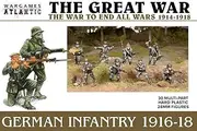 The Great War - German Infantry 1916-18 (30 Figures) Multi-Part Hard Plastic (HIGH Impact POLYSTYRENE) 28MM Figures…