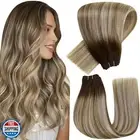 Hetto Ombre Weft Hair Extensions Human Hair Long Sew in Hair Extensions Real