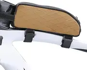Top Tube Bike Bag Bolt Mount | Bike Front Bag | Waterproof Tool Pouch with Side Zipper, Front-Mounted Repair Kit Storage for Cycling Accessories