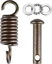 Hammock Chair Ultimate Hanging Kit - Egg Hammock Chair Spring Pin Plug Hardware- 500LB for Hanging Basket Chairs Hammock and Porch Swings Brown