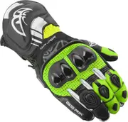 Berik Spa Evo Motorcycle Gloves, black-green, Size 3XL for Men Black Green
