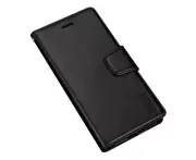 For Google Pixel 6A 5G Luxury PU Leather Wallet Flip Case Cover - Black