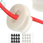 12pcs Plastic Cord Lock Stoppers Ends Spring Toggle Fastener Organizers