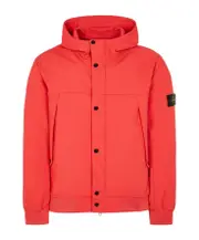 Hooded zipper casual jacket XXL red