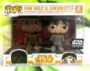 FUNKO POP! Star Wars - Han Solo & Chewbacca 2pk Smuggler's Bounty Exclusive
