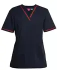 Ladies Contrast Scrubs Top