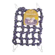 Rosewood Climbing Rope Activity Rat & Ferret Cargo Net Pet Exercise Toy Grey