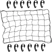VINTORKY 1 Set Luggage Securing Net Cargo Net for SUV Car Ceiling Cargo Net Pockets Car Organizers and Storage Roof Storage Net for Car Roof Rack Accessories Roof Organizer Black Plastic