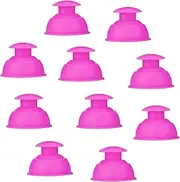 Silicone Cupping Therapy Sets 10pcs,Professional Vacuum Cupping for Myofascial Massage/Joint Pain/Anti Cellulite/Deep Muscle Relief & More(10pcs,Pink)