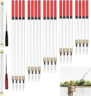 Satiskid Ultimate Fishing Combo: 20Pcs Waggler Fishing Floats Set + 2Pcs Stainless Steel Hook Removers - Complete Coarse Fishing Tackle for Stillwater & Running Water