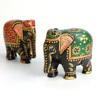 在飛比找蝦皮購物優惠-【Malaika馬菈伊卡】印度彩繪大象