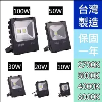 在飛比找蝦皮購物優惠-【築光坊】10W 20W 30W 50W 100W  LED