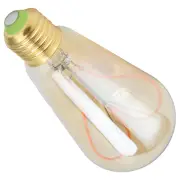 HG Vintage Light Bulb E27 4W High Light Transmittance Flexible Spiral Filament