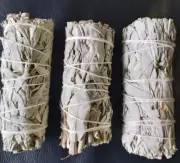 Smudge Sticks Genuine California White Sage 3 x 4" Bulk Bundle Best Price Offer