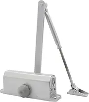 Automatic Door Closer 180° Automatic Door Closer Silent Buffer Hydraulic Aluminum Alloy Door Closer Passage Door Closer (Color : 180 Automatic)