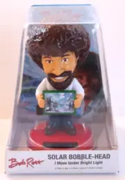 Bob Ross SOLAR Bobble-Head- NEW IN BOX