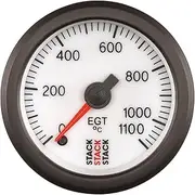 STACK ST3363 White 0-1100°C Professional Stepper Motor Exhaust Gas Temperature Gauge