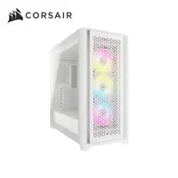 在飛比找PChome24h購物優惠-海盜船 CORSAIR iCUE 5000D 白 RGB A