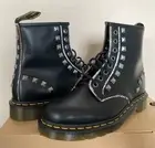 Dr. Martens 1460 Stud 8 Eye Women's Boots Black US 8