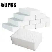 50pcs Foam Sponge Eraser White Cleaning Home Kitchen Dish Cleaners 2024