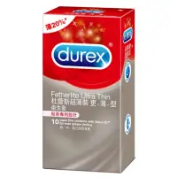 在飛比找momo購物網優惠-【Durex杜蕾斯】超薄裝更薄型保險套10入/盒