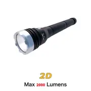 Archon 2D White LED 2000 Lumens Fishing Diving Light Flashlight Torch