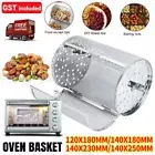 Stainless Steel Grill Basket BBQ Roaster Spit Rotisserie Oven Baking Cage