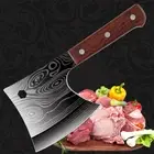 HandmadeForged Kitchen Knife Chef Cleaver Bone Chopper Butcher Axe Hatchet Knife