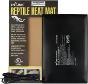 BN-LINK Heating Pad Mat for Turtles, Lizards, Frogs, and Other Reptiles 8*12inch