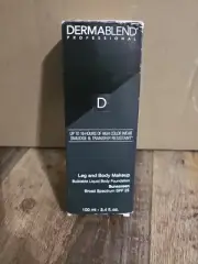 Dermablend Professional Leg and Body Makeup Fair/Ivory Liquid 3.4 oz. Exp 2/2025