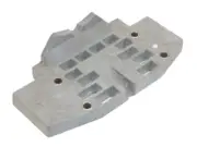OMC 982438 982277 Cobra Exhaust Ground Plate Zinc Anode Electro Guard OMC-438