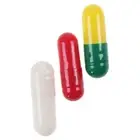 1000Pcs Empty Hard Vacant Gelatin Capsule Size 1# Gel Medicine Pill Vitamin+