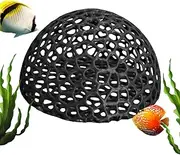 Aquarium Cave - Betta Habitat Tunnel | Realistic Hollow Fish Cave Stone for Shrimp Betta Reptile Vivarium Habitat Enhancement