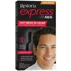 * Restoria Express Men Dark Brown Brush-In Hair Colour 100g