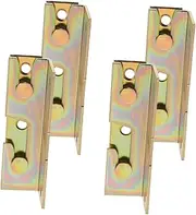 CIYODO 4pcs Heavy Duty Bed Rail Brackets Fittings for Headboards Footboards Easy Installation Minimalist Design for All Furniture Styles
