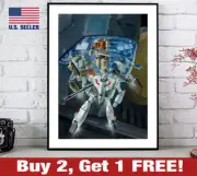 Macross Poster 18" x 24" Print Retro 70s Classic Anime Robotech Wall Art Decor 6