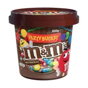 M&M's Milk Bucket 640g x 6