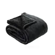 Bianca Mansfield Blanket Charcoal Queen/King