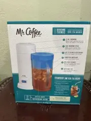 MR. COFFEE ICED TEA MAKER 2 QUART BLUE PITCHER MODEL TM1 BRAND NEW Sealed