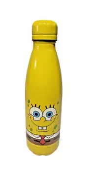 SPONGE BOB SQUARE PANTS - KIDS STAINLESS STEEL DRINK BOTTLE