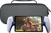 Hesupy Protective Carrying Case for PlayStation Portal, Portable Travel Storage Bag Hard Shell Cover Protector for PS Portal Gaming Handheld Drop Resistant EVA Case, Black, Protective Carrying Case