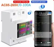 Electric Energy Meter Voltage Current Power Detector Frequency Monitor 110-220V